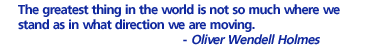 Oliver Wendell Holmes quote